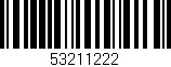 Código de barras (EAN, GTIN, SKU, ISBN): '53211222'