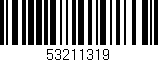 Código de barras (EAN, GTIN, SKU, ISBN): '53211319'