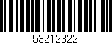 Código de barras (EAN, GTIN, SKU, ISBN): '53212322'