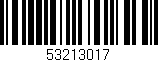 Código de barras (EAN, GTIN, SKU, ISBN): '53213017'
