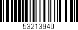 Código de barras (EAN, GTIN, SKU, ISBN): '53213940'