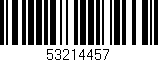 Código de barras (EAN, GTIN, SKU, ISBN): '53214457'