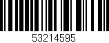 Código de barras (EAN, GTIN, SKU, ISBN): '53214595'