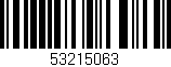 Código de barras (EAN, GTIN, SKU, ISBN): '53215063'