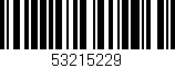 Código de barras (EAN, GTIN, SKU, ISBN): '53215229'