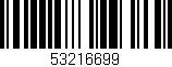 Código de barras (EAN, GTIN, SKU, ISBN): '53216699'