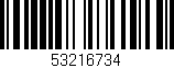 Código de barras (EAN, GTIN, SKU, ISBN): '53216734'