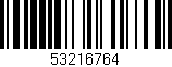 Código de barras (EAN, GTIN, SKU, ISBN): '53216764'