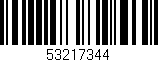 Código de barras (EAN, GTIN, SKU, ISBN): '53217344'