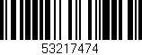 Código de barras (EAN, GTIN, SKU, ISBN): '53217474'