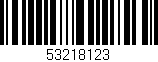 Código de barras (EAN, GTIN, SKU, ISBN): '53218123'