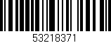 Código de barras (EAN, GTIN, SKU, ISBN): '53218371'