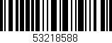 Código de barras (EAN, GTIN, SKU, ISBN): '53218588'