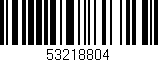 Código de barras (EAN, GTIN, SKU, ISBN): '53218804'