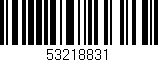 Código de barras (EAN, GTIN, SKU, ISBN): '53218831'