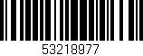 Código de barras (EAN, GTIN, SKU, ISBN): '53218977'