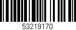 Código de barras (EAN, GTIN, SKU, ISBN): '53219170'
