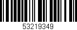 Código de barras (EAN, GTIN, SKU, ISBN): '53219349'