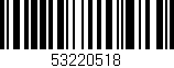 Código de barras (EAN, GTIN, SKU, ISBN): '53220518'