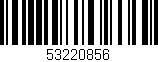 Código de barras (EAN, GTIN, SKU, ISBN): '53220856'