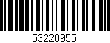 Código de barras (EAN, GTIN, SKU, ISBN): '53220955'