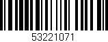 Código de barras (EAN, GTIN, SKU, ISBN): '53221071'