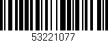 Código de barras (EAN, GTIN, SKU, ISBN): '53221077'
