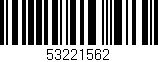 Código de barras (EAN, GTIN, SKU, ISBN): '53221562'
