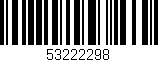Código de barras (EAN, GTIN, SKU, ISBN): '53222298'