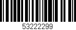 Código de barras (EAN, GTIN, SKU, ISBN): '53222299'