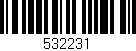 Código de barras (EAN, GTIN, SKU, ISBN): '532231'