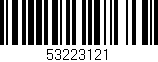 Código de barras (EAN, GTIN, SKU, ISBN): '53223121'