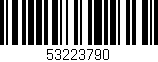 Código de barras (EAN, GTIN, SKU, ISBN): '53223790'