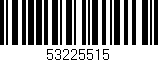 Código de barras (EAN, GTIN, SKU, ISBN): '53225515'