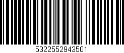 Código de barras (EAN, GTIN, SKU, ISBN): '5322552943501'