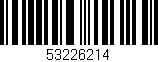 Código de barras (EAN, GTIN, SKU, ISBN): '53226214'