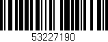 Código de barras (EAN, GTIN, SKU, ISBN): '53227190'