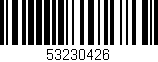 Código de barras (EAN, GTIN, SKU, ISBN): '53230426'
