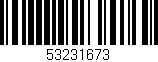 Código de barras (EAN, GTIN, SKU, ISBN): '53231673'