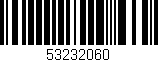 Código de barras (EAN, GTIN, SKU, ISBN): '53232060'