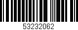 Código de barras (EAN, GTIN, SKU, ISBN): '53232062'