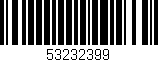 Código de barras (EAN, GTIN, SKU, ISBN): '53232399'