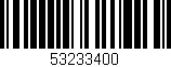 Código de barras (EAN, GTIN, SKU, ISBN): '53233400'