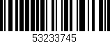 Código de barras (EAN, GTIN, SKU, ISBN): '53233745'