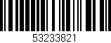 Código de barras (EAN, GTIN, SKU, ISBN): '53233821'