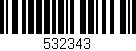 Código de barras (EAN, GTIN, SKU, ISBN): '532343'