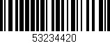Código de barras (EAN, GTIN, SKU, ISBN): '53234420'