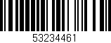 Código de barras (EAN, GTIN, SKU, ISBN): '53234461'