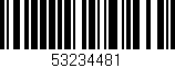 Código de barras (EAN, GTIN, SKU, ISBN): '53234481'