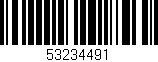 Código de barras (EAN, GTIN, SKU, ISBN): '53234491'